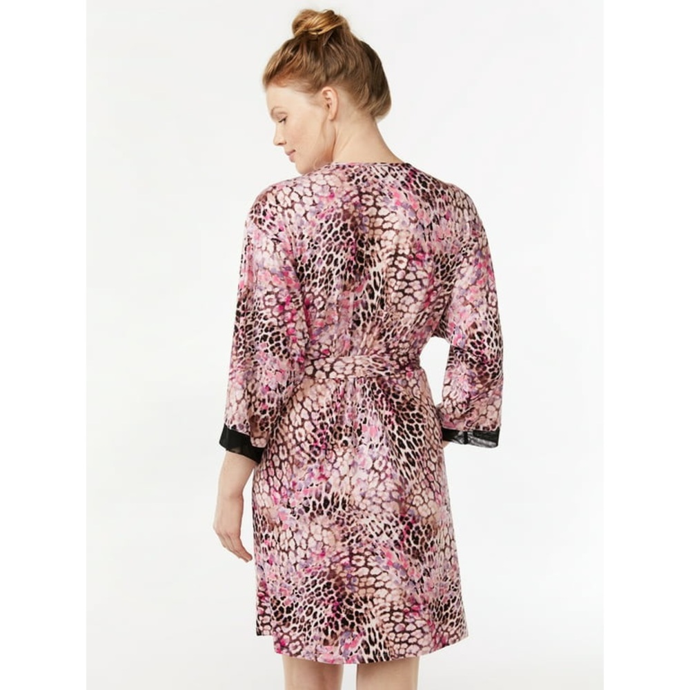 robe joyspun pink size 2X- 3X - Picture 2 of 10
